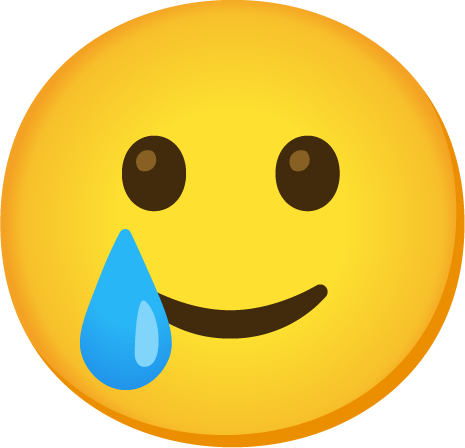 SmilingFacewithTearEmoji emote for Discord