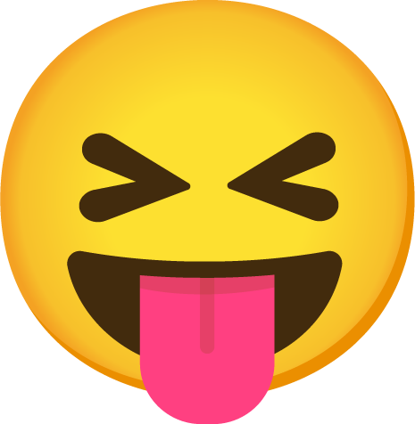 SquintingFacewithTongueEmoji emote for Discord
