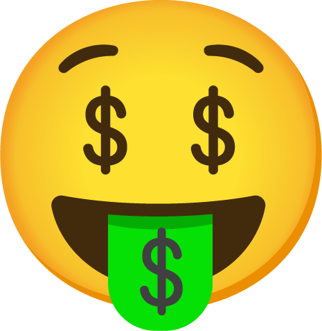MoneyMouthFaceEmoji emote for Discord