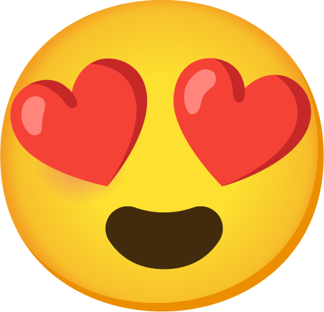SmilingFacewithHeartEyesEmoji emote for Discord