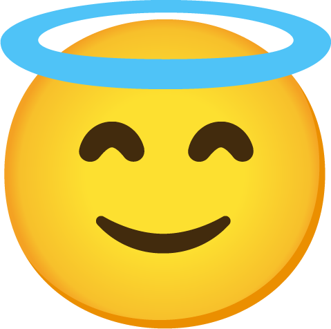 SmilingFacewithHaloEmoji emote for Discord