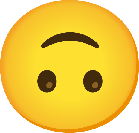 UpsideDownFaceEmoji emote for Discord