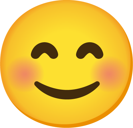 SmilingFacewithSmilingEyesEmoji emote for Discord