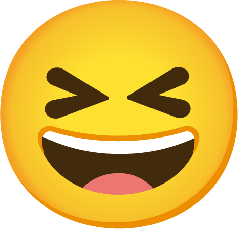 GrinningSquintingFaceEmoji emote for Discord