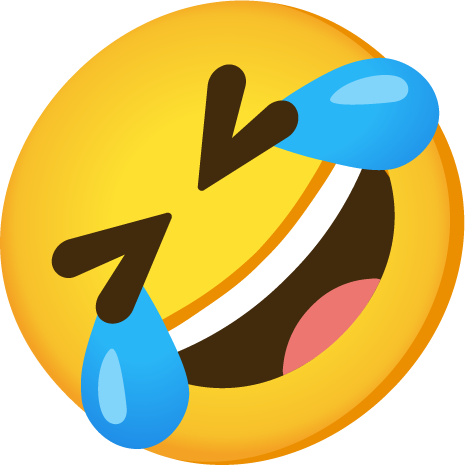 RollingontheFloorLaughingEmoji emote for Discord