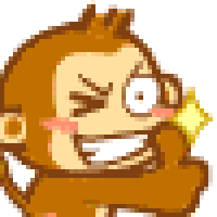 yoyomonkey_thumbsup emote for Discord