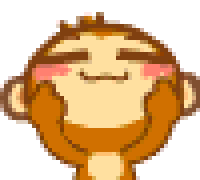 yoyomonkey_rubincheeks emote for Discord
