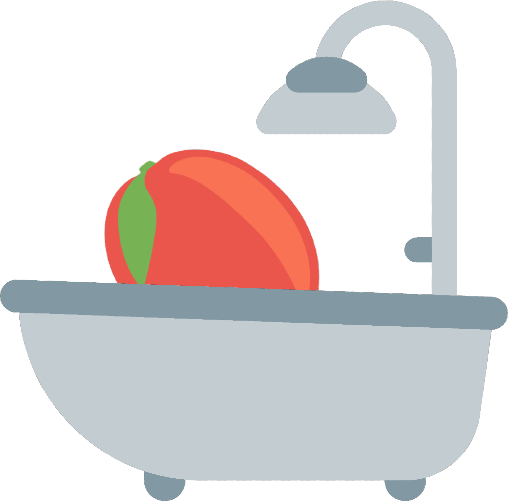 mangointheshower emote for Discord