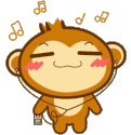 yoyomonkey_jammingout emote for Discord
