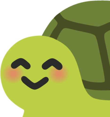 CEHBlushTurtle emote for Discord