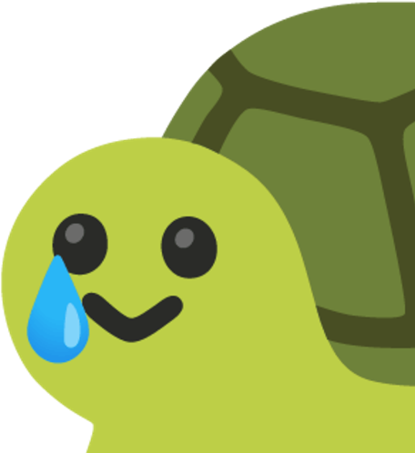 CECSmilingTurtleWithTear emote for Discord