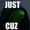 justcuz emote for Discord