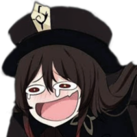 HuTao_Wheeze emote for Discord