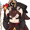 HuTao_Bonk emote for Discord