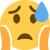 scared emote for Discord