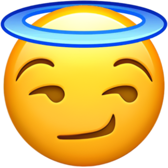 Angel_Smirk emote for Discord