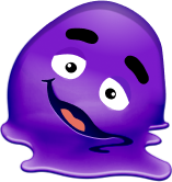 melting_grimace emote for Discord