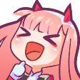 laugh_zerotwo emote for Discord