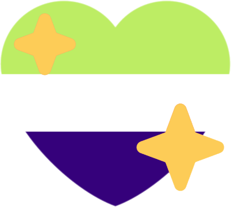 Neopronoun_pride_heart emote for Discord