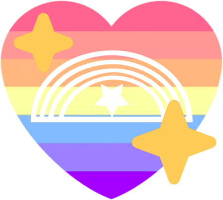 Xenogender_pride_heart emote for Discord