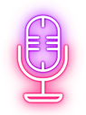 Neon_Microphone emote for Discord