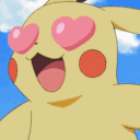 pikachu_hearteyes emote for Discord