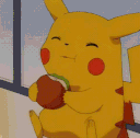 pikachu_eatborger emote for Discord
