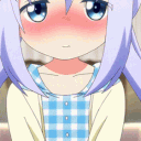 chinokafu_blush emote for Discord