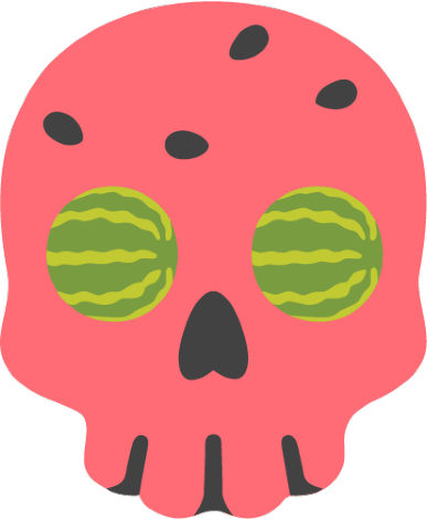 watermelon_skull emote for Discord