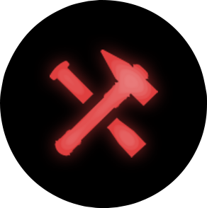 NeonRedStaff emote for Discord