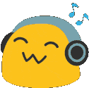 blobmusic2 emote for Discord