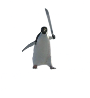 Penguin_machete emote for Discord