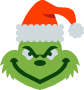 Grinch emote for Discord