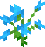 Minecraft_blue_orchid emote for Discord