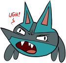 Lucario_UGH emote for Discord