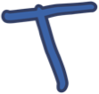 LetterT_Blue emote for Discord