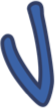 LetterV_Blue emote for Discord