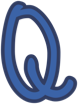 LetterQ_Blue emote for Discord