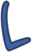 LetterL_Blue emote for Discord