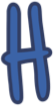LetterH_Blue emote for Discord