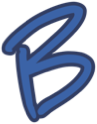 LetterB_Blue emote for Discord