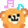 pixel_bear_music emote for Discord
