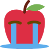 CryingApple emote for Discord