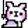 pixel_bunny_goodnight emote for Discord