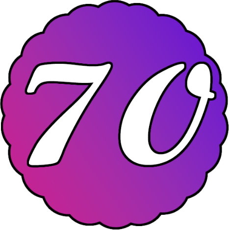 70 emote for Discord