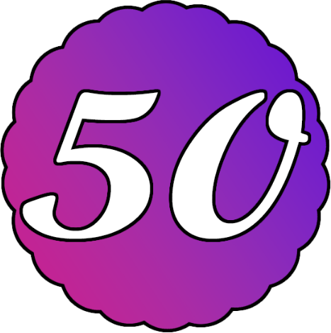 50 emote for Discord