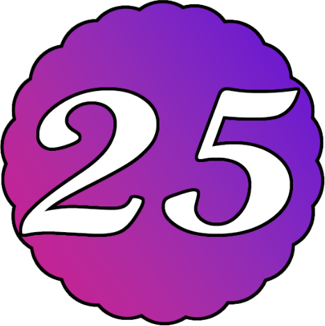 25 emote for Discord