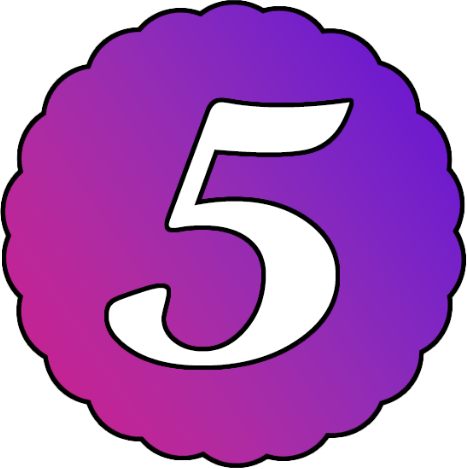 5 emote for Discord
