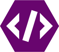 EarlyVerifiedBotDeveloperPurple emote for Discord