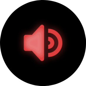 NeonRedVoiceconnected emote for Discord